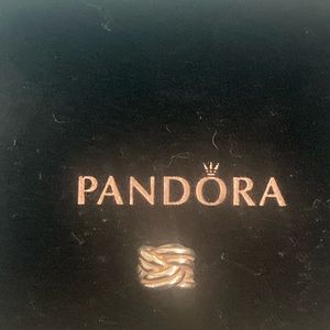 PANDORA STERLING SILVER BRAIDED BEAD